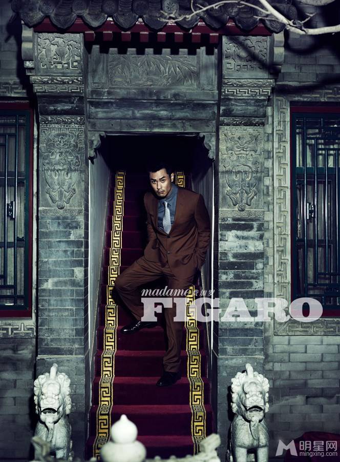 郑嘉颖文艺复古写真 男人味十足