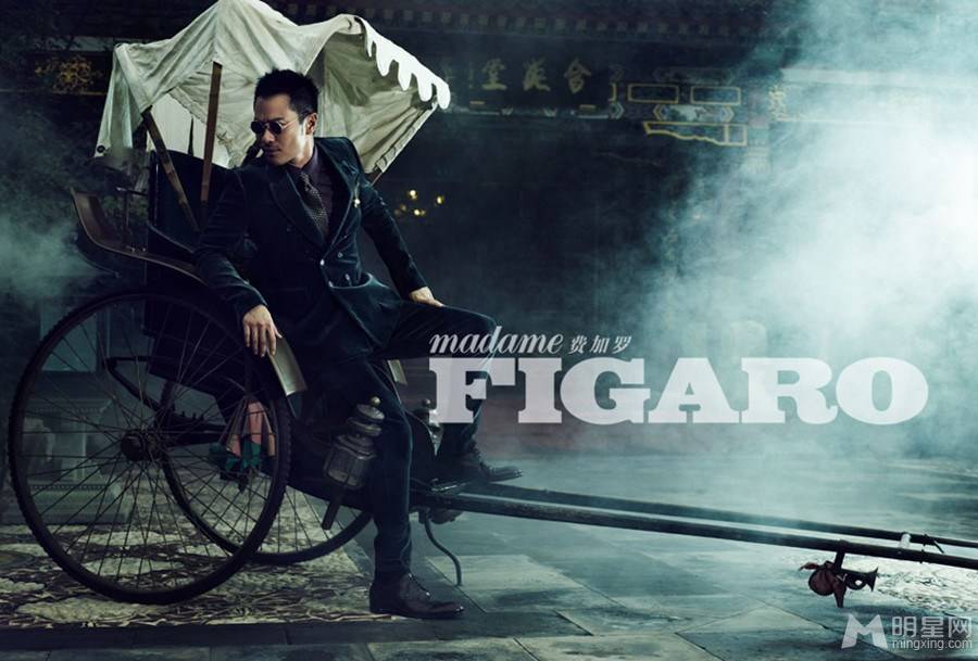 郑嘉颖文艺复古写真 男人味十足