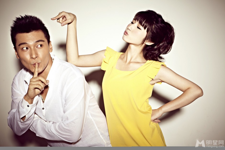 贺刚方安娜搞怪情侣图片曝光