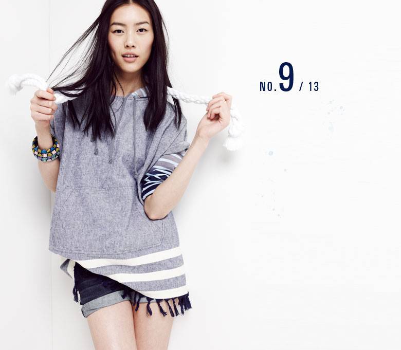 中国名模刘雯个性写真 时尚秋装宛若清纯少女