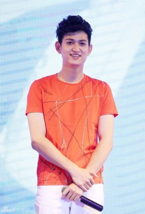 马可出席花千骨电视剧宣传 阳光笑容软化人心