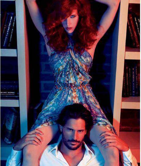 狂野派型男乔·曼根尼罗帅气冷峻黑白写真