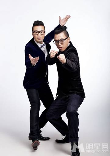 王迅黄渤搞怪二人组 逗趣搞笑写真