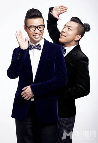 王迅黄渤搞怪二人组 逗趣搞笑写真