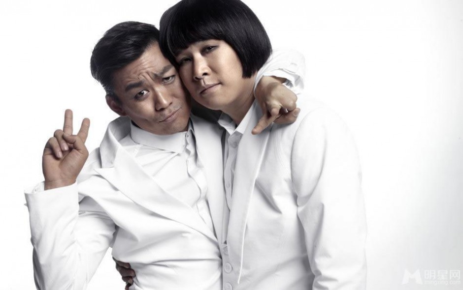 王宝强搭档小沈阳拍摄雷人搞怪写真