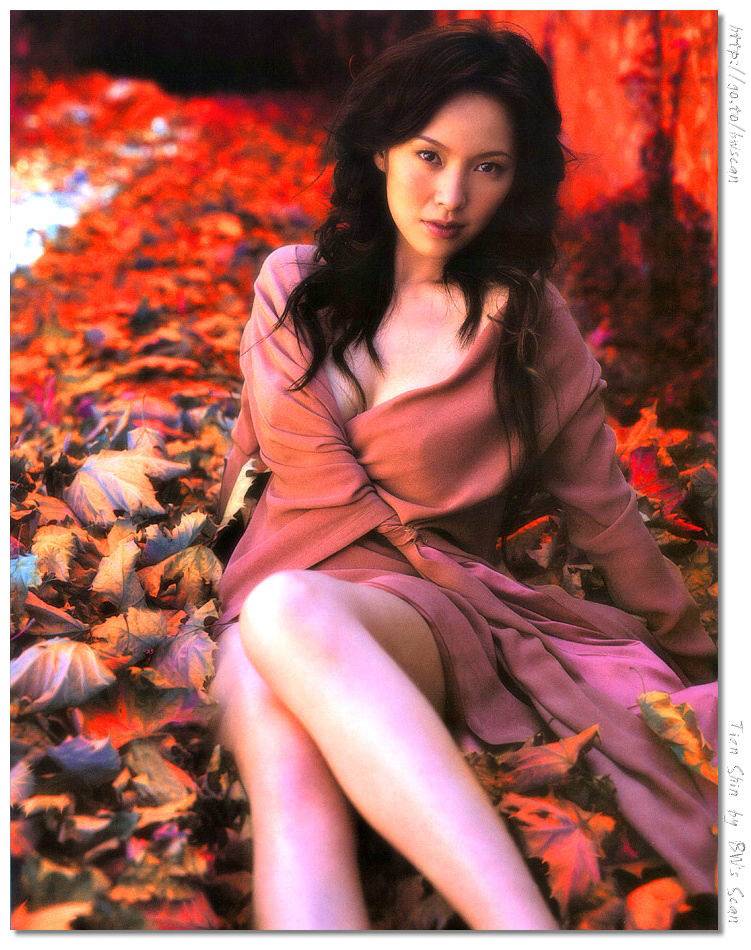 台湾女明星天心随和大方靓照