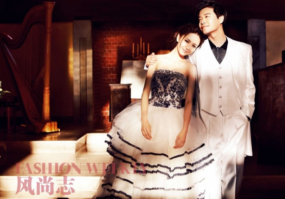 佟丽娅陈思成夫妇大秀恩爱写真图片