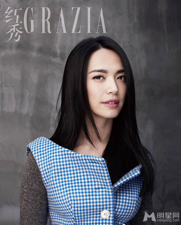 大嘴姚晨优雅知性风登上红秀封面