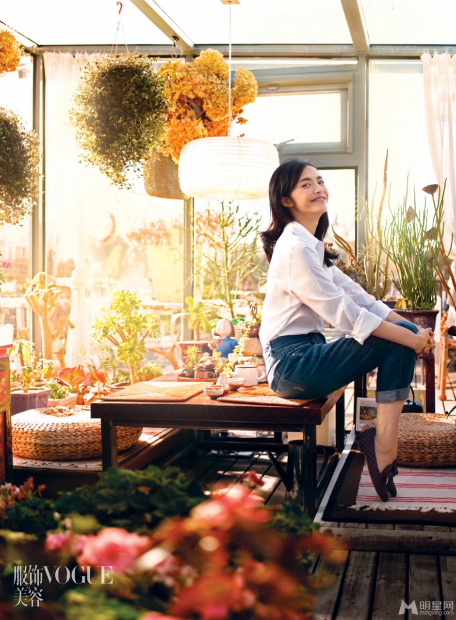 内地女星姚晨早春温馨写真唯美清新