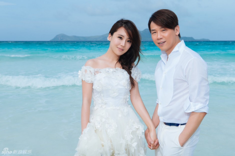 陶喆婚礼现场 与娇妻时尚婚纱照首度曝光