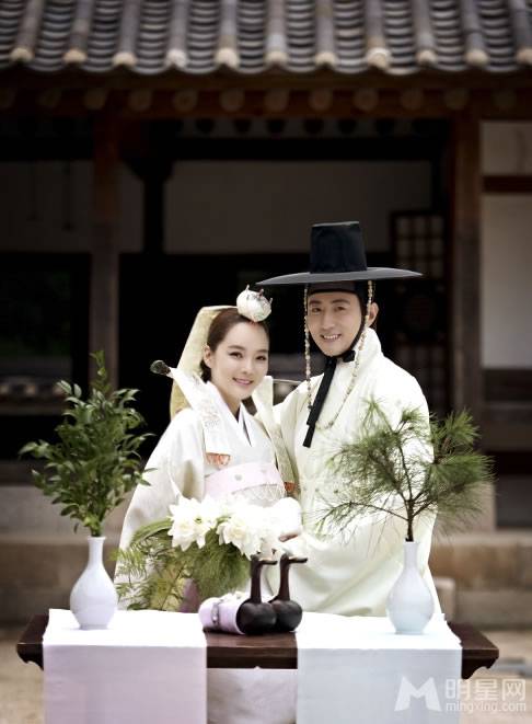 高梓淇蔡琳浪漫幸福婚纱写真照片