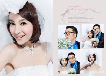 主持人吴昕杜海涛拍摄甜蜜搞怪创意婚纱照