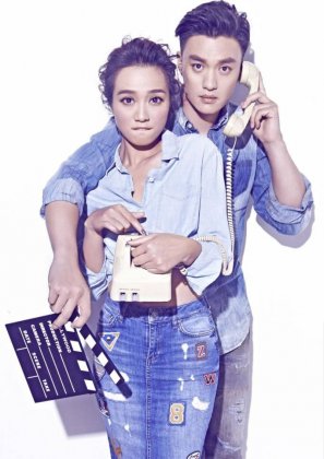 朱丹周一围情侣装拍摄甜蜜恩爱写真