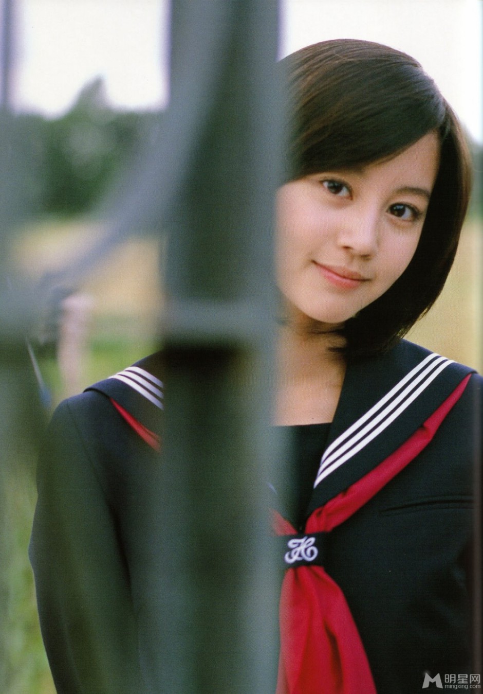 日本国民女神堀北真希甜美娇俏校服写真