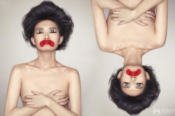 90后新星崔天琪搞怪个性写真