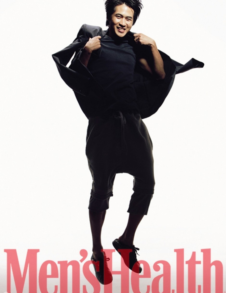 韩寒时尚男士杂志封面帅气造型曝光