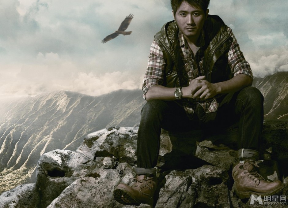 韩寒风雪无畏霸气凌人型男写真