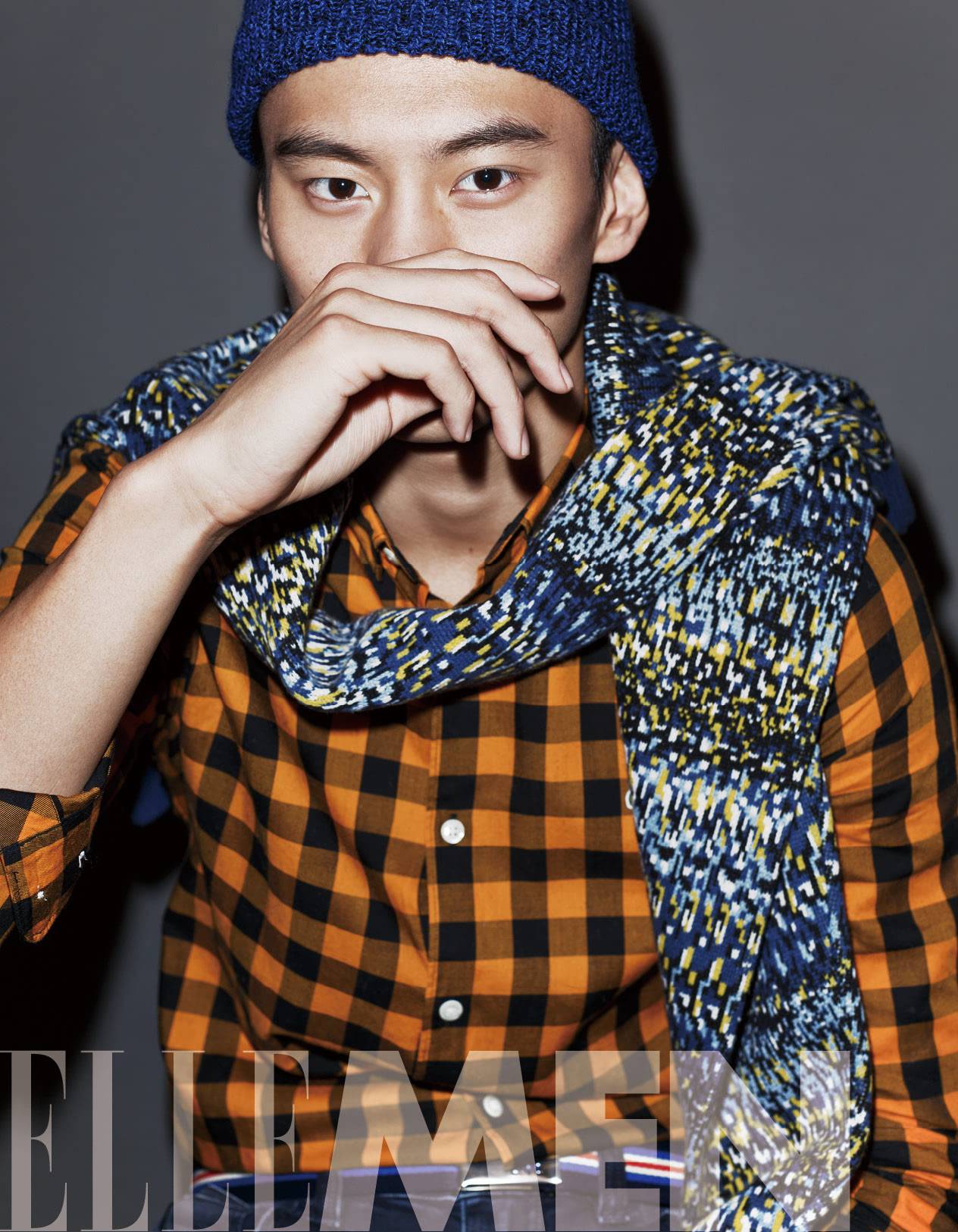 宁泽涛帅气时尚气质首度登陆elle杂志