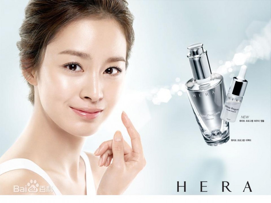 盘点广告女王金泰熙代言宣传照