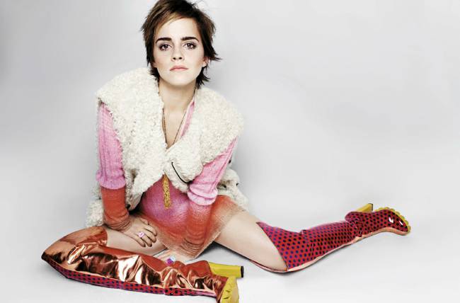 艾玛·沃特森展现青春活力气息