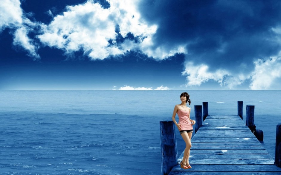 韩国女星李多海个性电脑壁纸