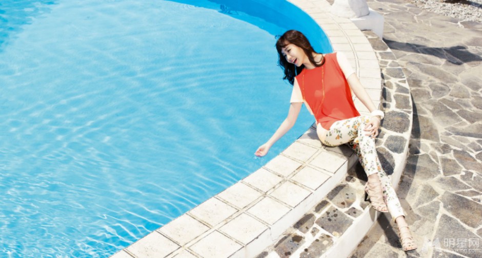 李多海春夏甜美清新杂志写真