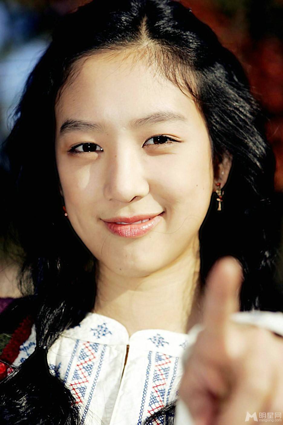 韩星郑丽媛温柔甜美写真照