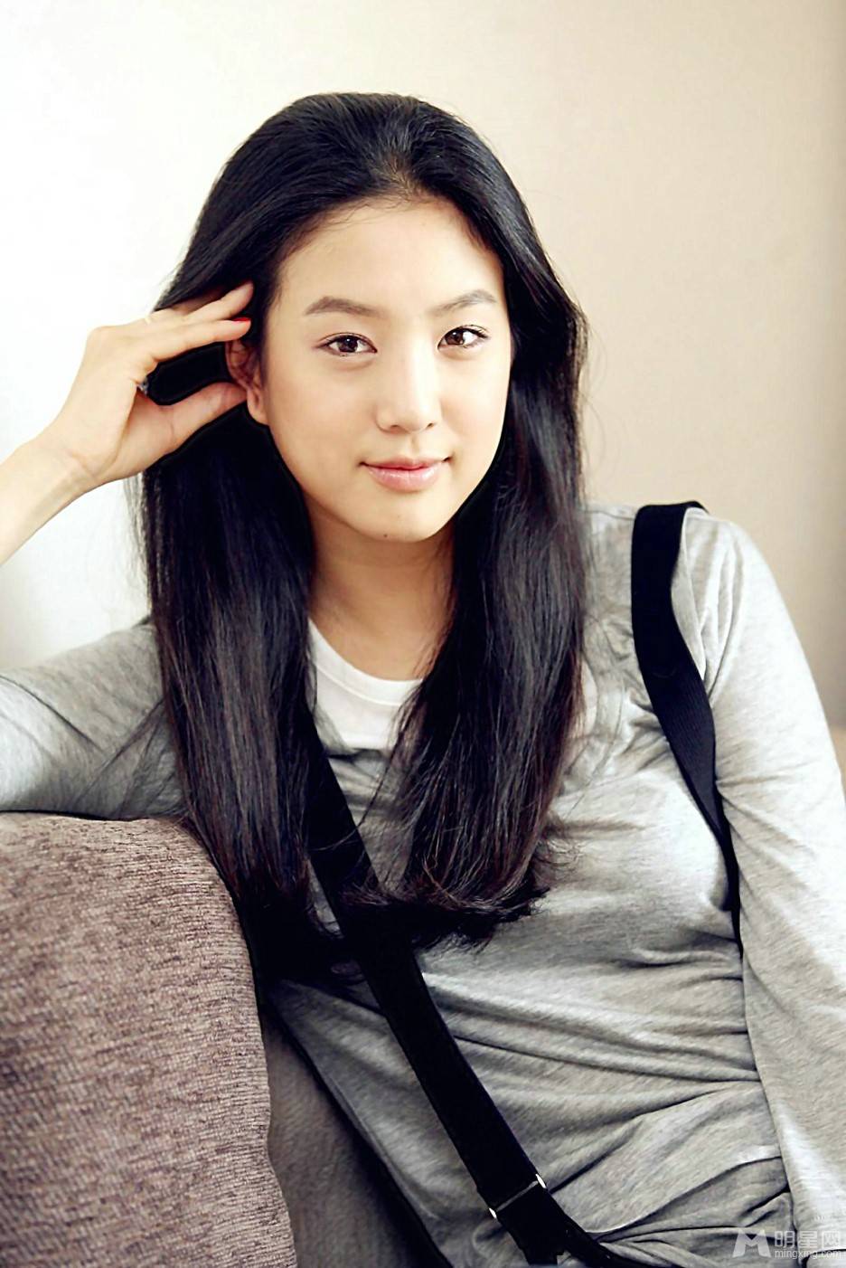 韩星郑丽媛温柔甜美写真照