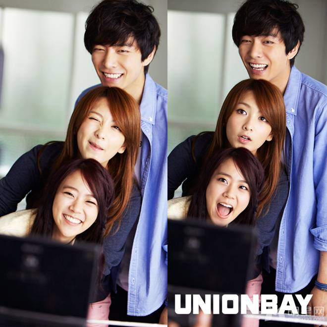 李民基与KARA拍摄卖萌逗趣有爱写真照