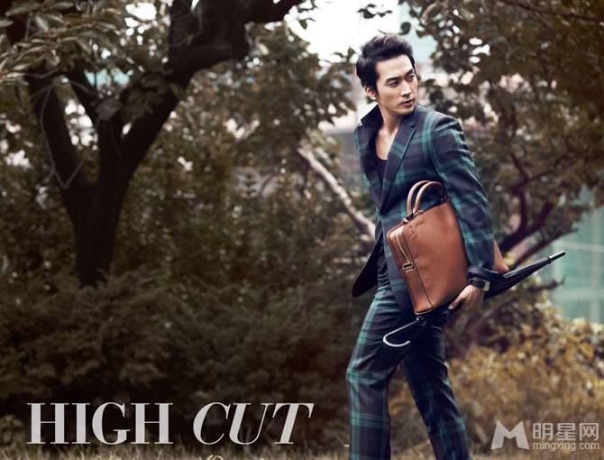 韩国男演员宋承宪帅气逼人写真照