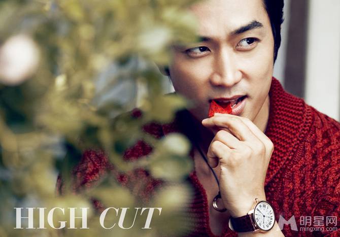 韩国男演员宋承宪帅气逼人写真照