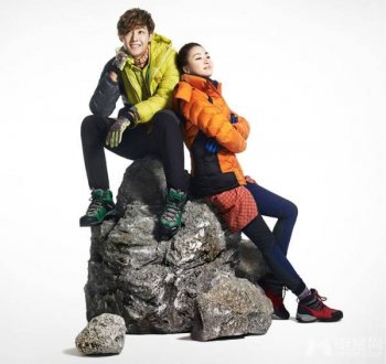 姜素拉金贤重携手代言冬季时尚服饰