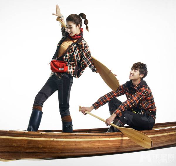 姜素拉金贤重携手代言冬季时尚服饰