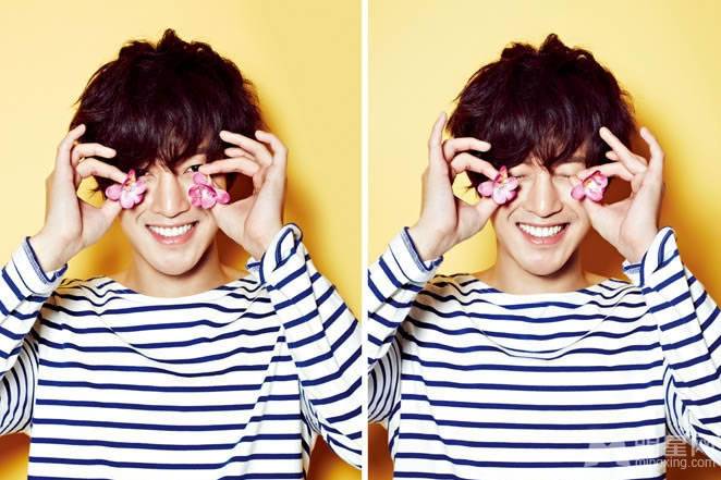 韩国男明星金贤重尽展时尚达人写真