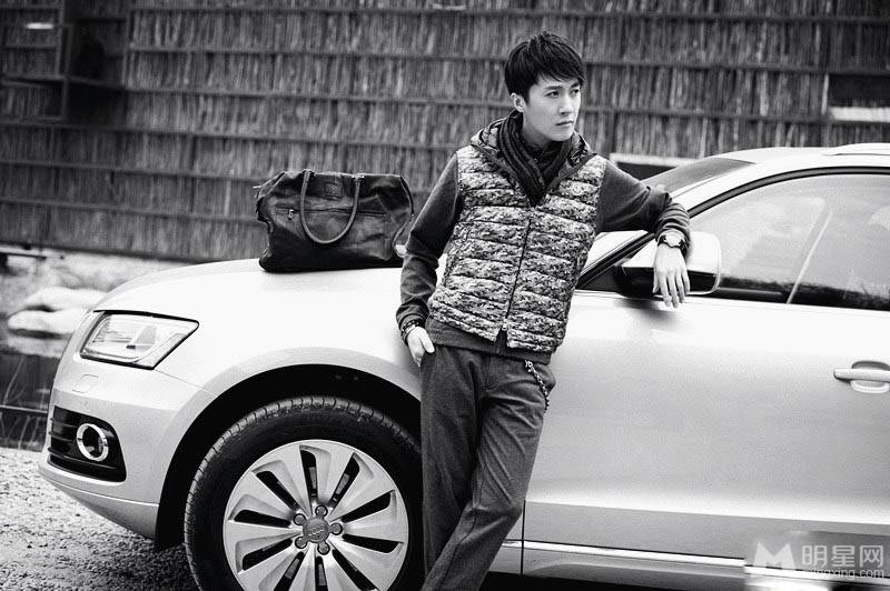 迟帅潮流搭配尽显阳刚本色街拍照