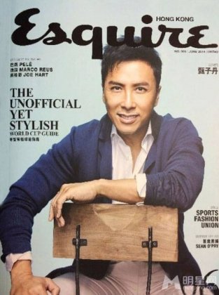 甄子丹散发成熟绅士魅力