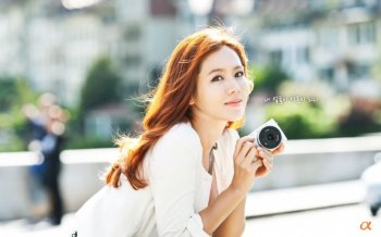 女神孙艺珍拍摄清新唯美广告宣传照