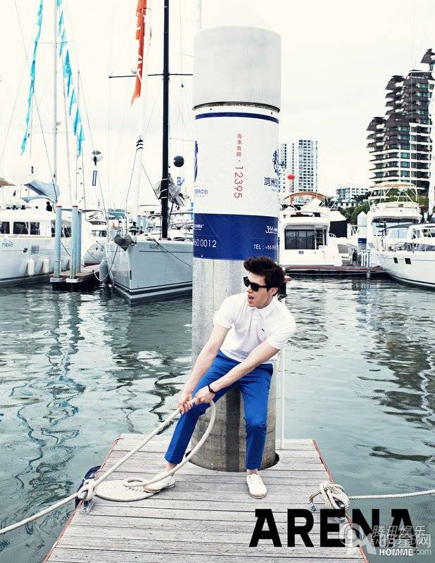 男神李东旭尽展时尚型男运动写真