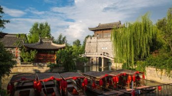 山东枣庄台儿庄唯美图片壁纸