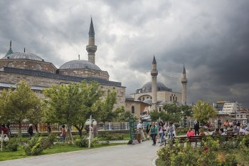 边走边拍蓝色土耳其美丽风景