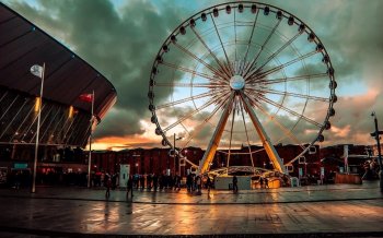 摩天轮夜景唯美图片大全 摩天轮唯美夜景超清图片