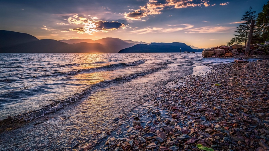 加拿大哈里森湖风景图片高清电脑壁纸 第二辑