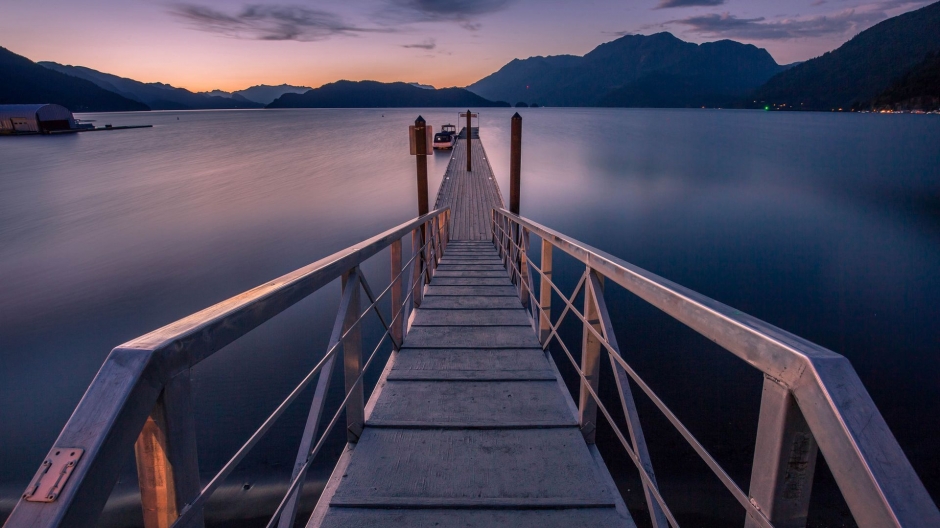 加拿大哈里森湖风景图片高清电脑壁纸 第二辑