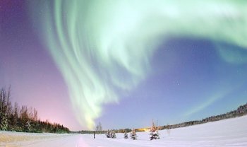 高清摄影奇妙的极光图片