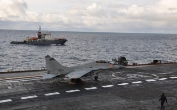 米格-29K舰载机宽屏壁纸