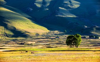高原风景图片 黄土高原风景图片欣赏