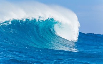 唯美海浪图片大全  海浪沙滩唯美风景壁纸