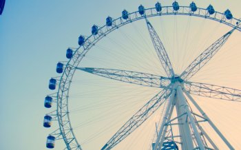 唯美摩天轮高清桌面壁纸下载4