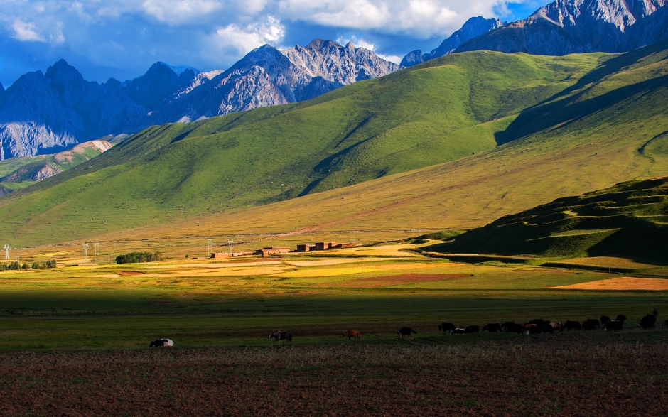 小高原图片 帕米尔高原自然风光图片高清