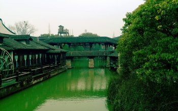 浙江鱼米之乡乌镇高清风景壁纸